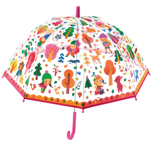 Djeco Kids PVC Clear Birdcage Forest Umbrella