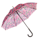 UPF25 Shelta Long Auto Capricorn Frangipani Pink Umbrella