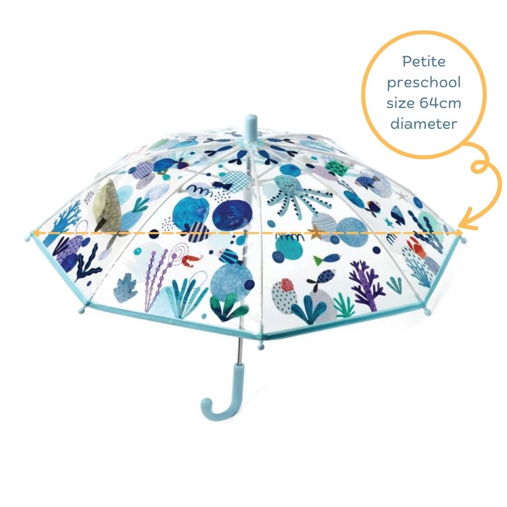 Djeco Preschool Petit PVC Clear Birdcage Sea Umbrella