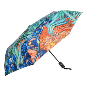 UPF50+ Clifton Auto Open Compact Van Gogh Irises