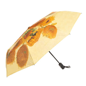 UPF50+ Clifton Auto Open Compact Van Gogh Sunflower