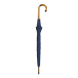 UPF50+ Clifton Classic Manual Timber Series Long Navy Umbrella