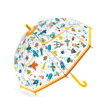 Djeco Kids PVC Clear Birdcage Space Umbrella