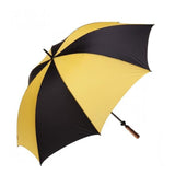Clifton Albatross Golf Large Windproof Black Yellow Umbrella