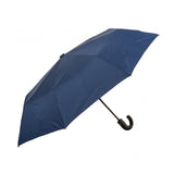 Clifton Auto Open Mens Folding Navy Umbrella