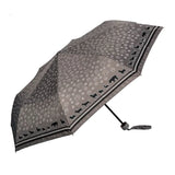 Clifton Black Dog on Grey Mini Maxi Umbrella