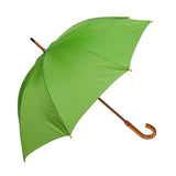 UPF50+ Clifton Classic Manual Timber Series Long Apple Green Umbrella