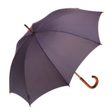 UPF50+ Clifton Classic Manual Timber Series Long Charcoal Umbrella