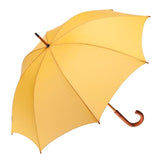 UPF50+ Clifton Classic Manual Timber Series Long Yellow Umbrella