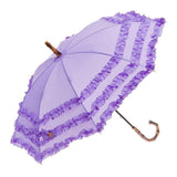 Clifton Fifi Bambina Manual Childrens Kids Frill Lilac Umbrella