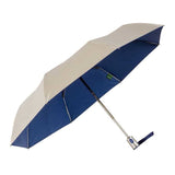 UPF50+ Clifton Silver Coated Compact Series Auto Open Royal Blue Umbrella