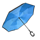 Shelta Inverted Reverse Double Cover Sky Blue Umbrella
