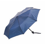 UPF50+ Clifton 3 Fold Mini Maxi Compact Navy Blue Umbrella