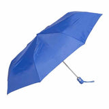 UPF50+ Clifton Auto Open Compact Duo Rib Cobalt Blue Umbrella