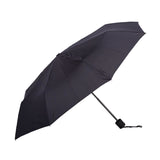 UPF50+ Clifton Windproof Mini Maxi Compact Black Umbrella