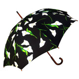 UPF50+ Shelta Manual Timber Double Cover Long Lillies Umbrella