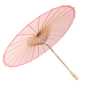 Willow Tree Bamboo Paper Parasol 84 cm Pink
