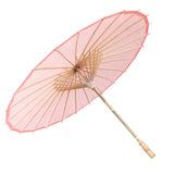 Willow Tree Bamboo Paper Parasol 84 cm Pink Umbrella