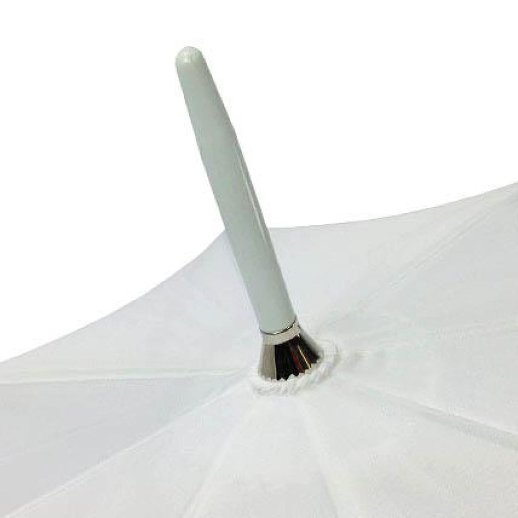 Willow Tree Classic White Wedding Auto Umbrella.