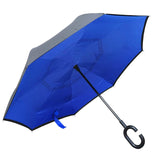 Willow Tree Double Layer Inverted Reverse Black Royal UPF 30 Umbrella