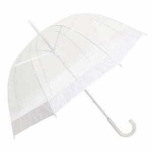 Willow Tree POE Dome Birdcage White Border Umbrella.