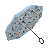 Annabel Trends Reverse Inverted Magpie Floral Umbrella