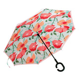 Annabel Trends Reverse Inverted Sherbet Poppies Umbrella