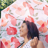 Annabel Trends Reverse Inverted Sherbet Poppies Umbrella