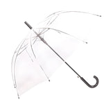 Clifton Biodegradable PVC Clear Birdcage Umbrella Black Handle
