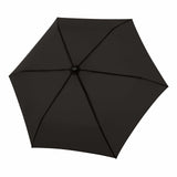 Doppler Compact Mini Slim Carbonsteel Black Umbrella