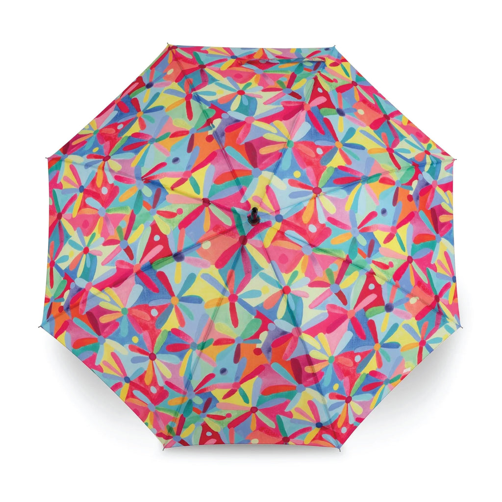 Lordy Dordie Maxi Long Rainbow Daisies Art Umbrella