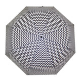 Shelta Mini Windproof Manual Geometric Chevron Umbrella