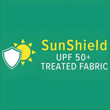 UPF50+ Clifton Auto Open Mens Folding Wood Trim Handle Charcoal Umbrella