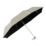 UPF50+ Clifton Silver Coated Manual Black Umbrella