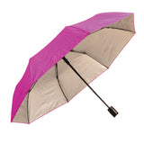 UPF50+ Shelta Mini Maxi Auto Open Umbrella - Berry Pink