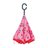 Annabel Trends Reverse Inverted Cherries Umbrella