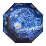 UPF50+ Clifton Auto Open Compact Van Gogh Starry Night
