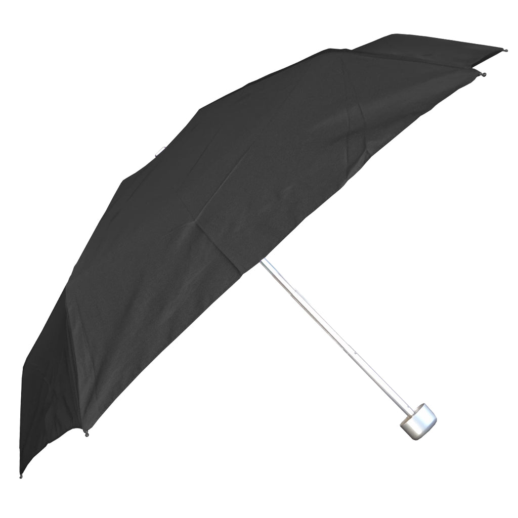 Shelta Flat Micro Mini Folding Black Umbrella