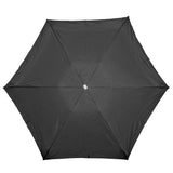 Shelta Flat Micro Mini Folding Black Umbrella