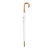 Clifton Classic Manual Timber Series Long White Umbrella