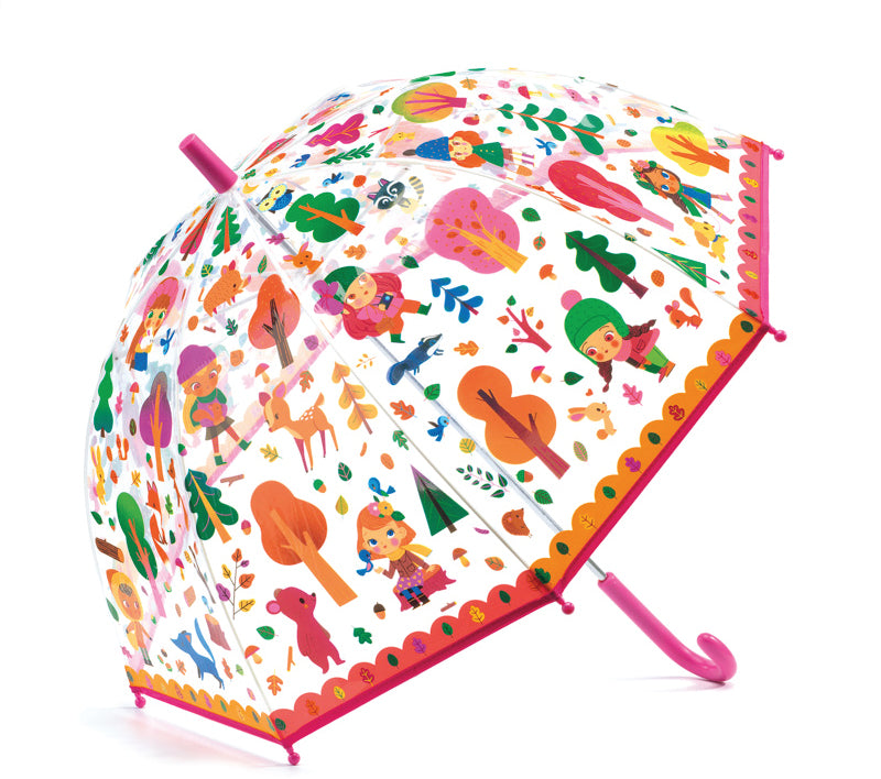 Djeco Kids PVC Clear Birdcage Forest Umbrella