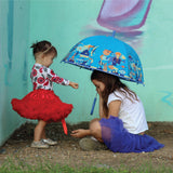 Djeco Kids Solid Blue Sea World Umbrella