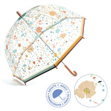 Djeco PVC Clear Birdcage Little Flowers Umbrella