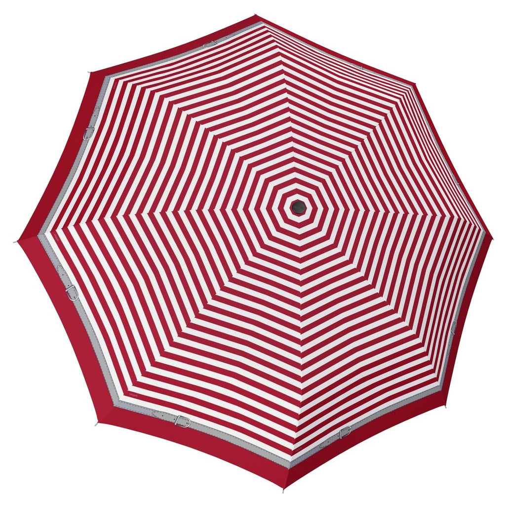 Doppler Compact Auto Carbonsteel Magic Delight Red Umbrella