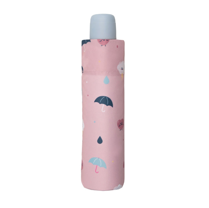 Doppler Childrens Kids Manual Compact Rainy Day Pink Umbrella