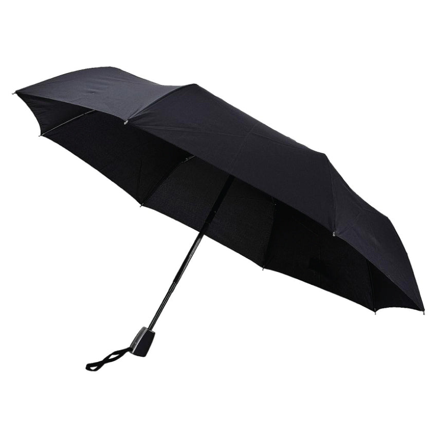 Doppler Compact Auto Fiber Magic Black Umbrella