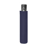 Doppler Compact Auto Fiber Magic Navy Umbrella