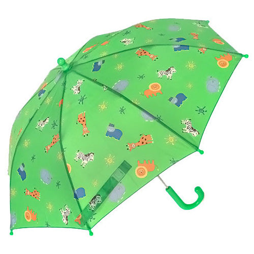 Doppler Childrens Kids Cool Green Lions Print Umbrella