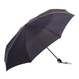 Clifton Deluxe Manual Mini Maxi Wood Handle Black Umbrella