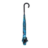 UPF50+ Clifton Outside-In Inverted Reverse Monet Water Lilies Umbrella